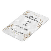 エレガントフローラ結婚磁石枠 マグネット (左側)