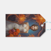 エレガントフローラ結婚花嫁 ギフトタグ (正面(横))