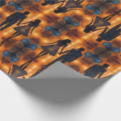 エレガントフローラ結婚花嫁 ラッピングペーパー (角)