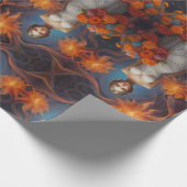 エレガントフローラ結婚花嫁 ラッピングペーパー (角)