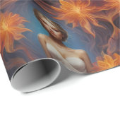 エレガントフローラ結婚花嫁 ラッピングペーパー (ロールコーナー)