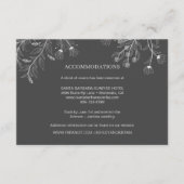 エレガントフローラ結婚詳細 エンクロージャーカード (正面)