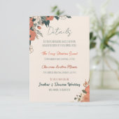 エレガントフローラ結婚詳細 エンクロージャーカード (スタンド正面)