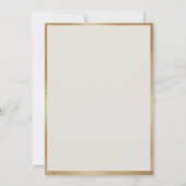 エレガントフローラ結婚金ゴールド 招待状 (裏面)