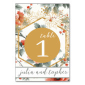 エレガントフローラ結婚 テーブルナンバー (正面)