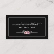 エレガントフローラ署名スクリプトHairstylistサロン