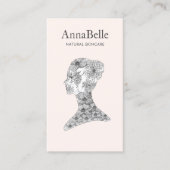 エレガントフローラ美しい顔サロンスパ 名刺 (正面)