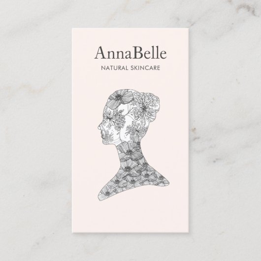 エレガントフローラ美しい顔サロンスパ 名刺 (正面)