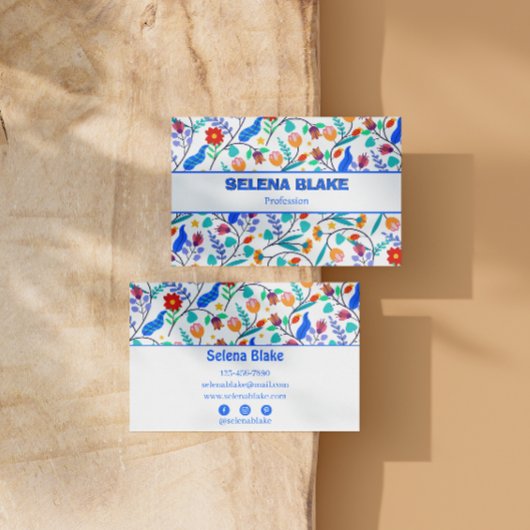 エレガントフローラ美学 | モダン&スタイリッシュ 名刺