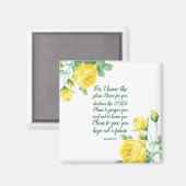 エレガントフローラ聖なる書物、 経典29:11 マグネット (正面/裏面)