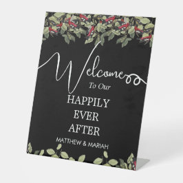 エレガントフローラ自然書結婚の歓迎 台座サイン