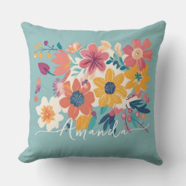 エレガントフローラ花装飾用クッション クッション