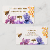 エレガントフローラ蜂蜜 名刺 (正面/裏面)