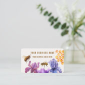 エレガントフローラ蜂蜜 名刺 (スタンド正面)