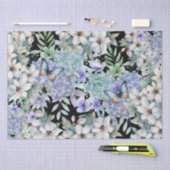 エレガントフローラ蝶デクページティッシュペーパー 薄葉紙 (クラフト)