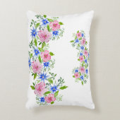 エレガントフローラ装飾パターン装飾用クッション アクセントクッション (正面(垂直))