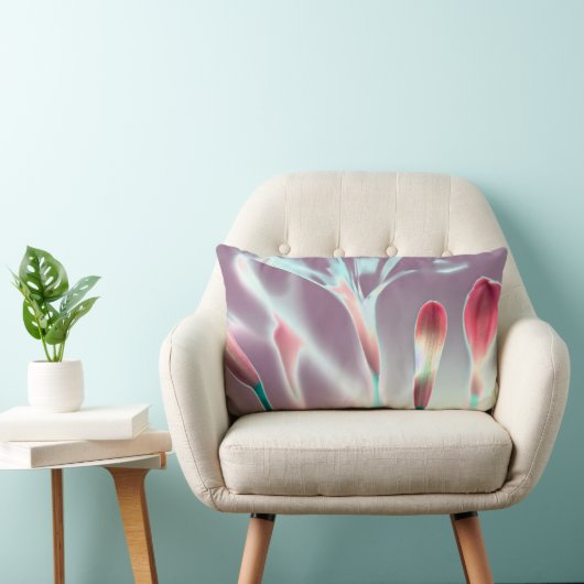 エレガントフローラ装飾用クッション ランバークッション (椅子)