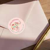 エレガントフローラ装飾華美象住所 ラウンドシール