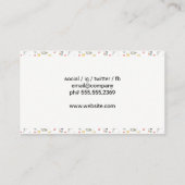 エレガントフローラ要縁ど素 名刺 (裏面)