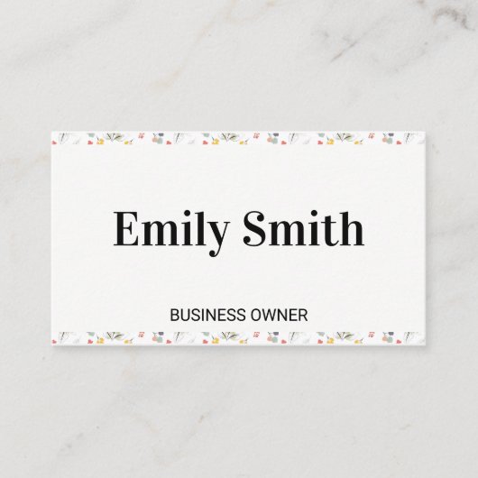 エレガントフローラ要縁ど素 名刺 (正面)