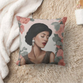 エレガントフローラ角枕 クッション (ブランケット)