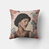 エレガントフローラ角枕 クッション (裏面)