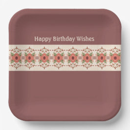 エレガントフローラ設計 ペーパープレート