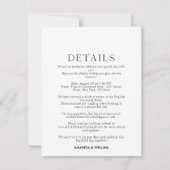 エレガントフローラ詳細エンクロージャカード 出欠カード (正面)