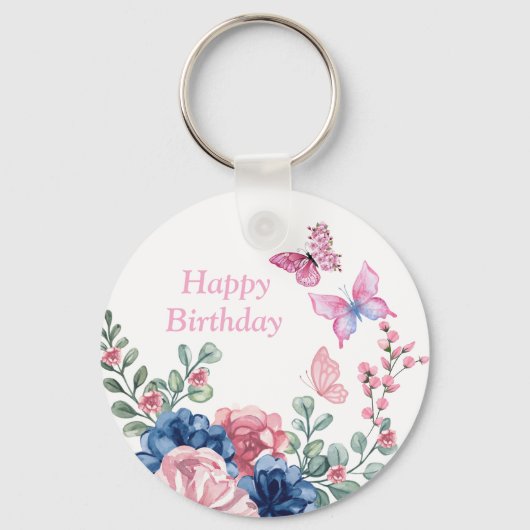 エレガントフローラ誕生会 キーホルダー (正面)