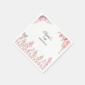 エレガントフローラ誕生会 スタンダードカクテルナプキン (角)