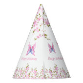 エレガントフローラ誕生会 パーティーハット (裏面)