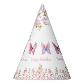 エレガントフローラ誕生会 パーティーハット (左)