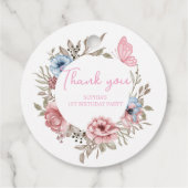 エレガントフローラ誕生会 フェイバータグ (裏面)