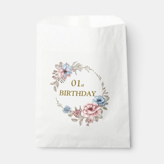 エレガントフローラ誕生会 フェイバーバッグ (正面)