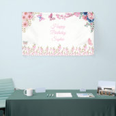 エレガントフローラ誕生会 横断幕 (トレードショー)