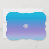 エレガントフローラ誕生日カード (裏面)