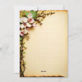 エレガントフローラ誕生日 シーズンカード (裏面)