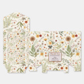 エレガントフローラ赤ちゃんシャワーお願いボックス フェイバーボックス (見開き)