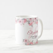 エレガントフローラ赤面ピンクスイート16 コーヒーマグカップ (正面右)