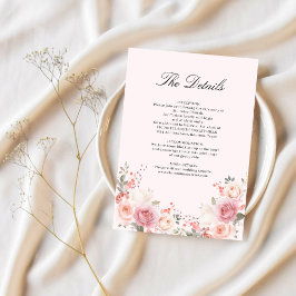 エレガントフローラ赤面ピ結婚ンク詳細 エンクロージャーカード