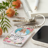 エレガントフローラ赤面 キーホルダー (正面右)