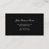 エレガントフローラ赤面 名刺 (裏面)