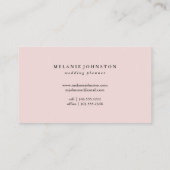 エレガントフローラ赤面 名刺 (裏面)