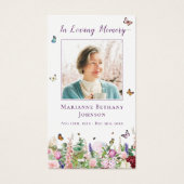 エレガントフローラ追悼祈りの言葉カード (正面)