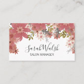 エレガントフローラ配置 予約カード (正面)