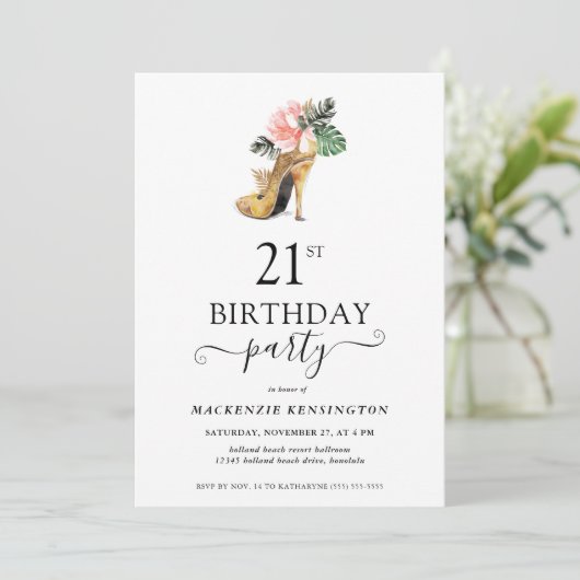 エレガントフローラ金ゴールドハイヒール21日 招待状 (スタンド正面)