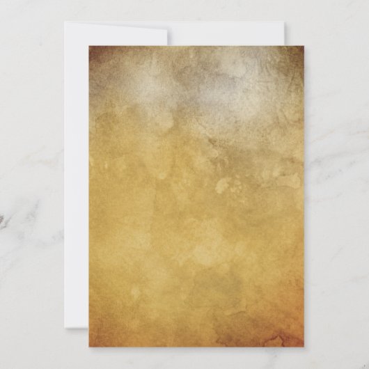 エレガントフローラ金ゴールドハイヒール40th誕生日 招待状 (裏面)