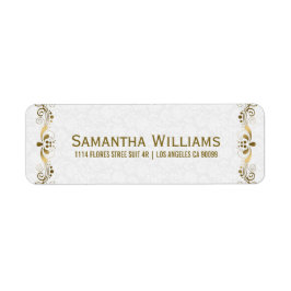 エレガントフローラ金ゴールドレース ラベル