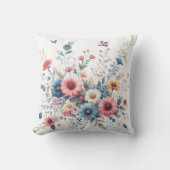 エレガントフローラ開花 クッション (正面)
