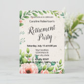 エレガントフローラ除・売却パーティー 招待状 (スタンド正面)